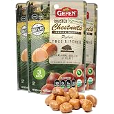 Gefen Organic Whole Peeled and Roasted Chestnuts, 3oz (3 Pack) | Chestnuts Peeled and Ready to Eat | Great for Cooking & Baki
