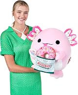 Snackles Series 2 Axolotl Plush Toy Medium 35 cm Licensed Snack Brand view 3