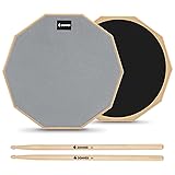 Donner 12 Inches Drum Practice Pad Silent Drum Pad