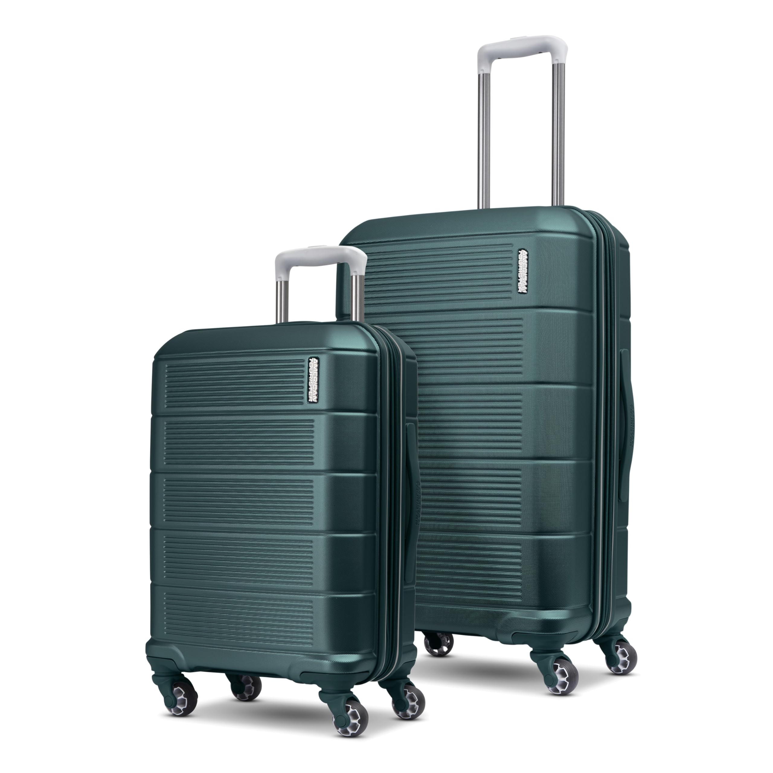 American Tourister Stratum 2.0 Hardside Expandable Luggage with Spinners, Pine Green, 2PC SET (Carry-on/Medium) Image American Tourister Stratum 2.0 Hardside Expandable Luggage with Spinners, Pine Green, 2PC SET (Carry-on/Medium) Image
