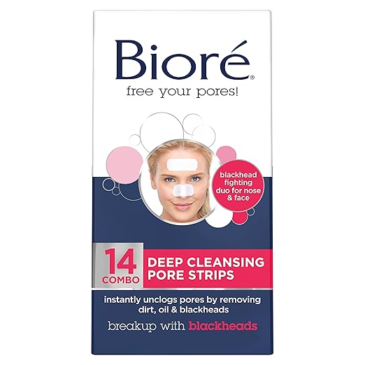 Bioré Deep Cleansing Pore Strips for Nose & Face (14 Count