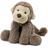 Jellycat Smudge Monkey Stuffed Animal, Medium 14 inches - Monkey Plush Toy - Classic Children's Gift