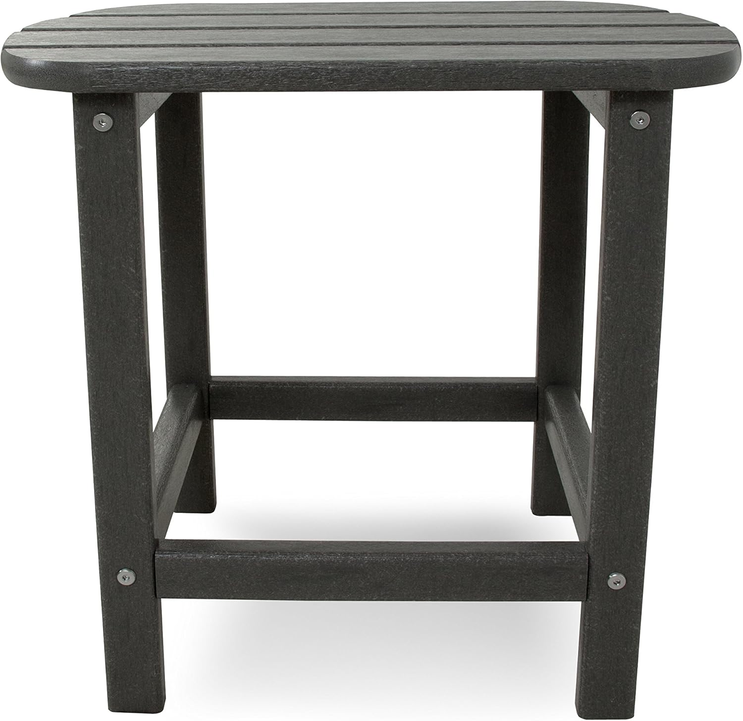 POLYWOOD SBT18GY South Beach 18" Outdoor Side Table, Slate Grey : Patio Side Tables : Garden & Outdoor