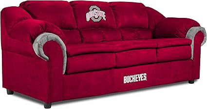 Amazon Com Ohio State Buckeyes Pub Sofa Sports Fan Sofas