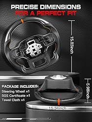 TESFEEL Carbon Fiber Steering Wheel for F150