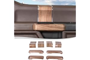 Voodonala for F150 2015-2020 Interior Door Handle Cover with Door Panel Cover Compatible with Ford F-150 2015-2020, F150 Inte