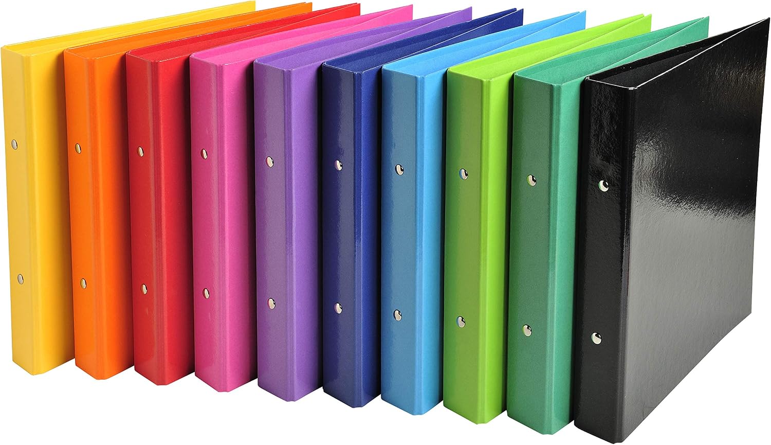 Exacompta, Ref 51029E, Iderama Ring Binder, 230 x 215mm in Size, Suitable for A5 Documents, 2 Rings, Glossy Coated Board