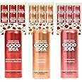GOOD IDEA - Functional Sparkling Water - Berry Bliss - 3 Flavors - Primes Metabolism, Balances Blood Sugar - Caffeine Free, Vegan, Keto Friendly, Non GMO, Gluten Free, Kosher - Variety Pack Bundle - 12oz - 18 Cans