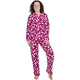 Women's 2-Piece Ultra-Soft Micro Fleece Pajama Set - For Sleeping or Lounging