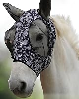 Harrison Howard Super Comfort Stretchy Fly Mask Large Eye Space UV Protection