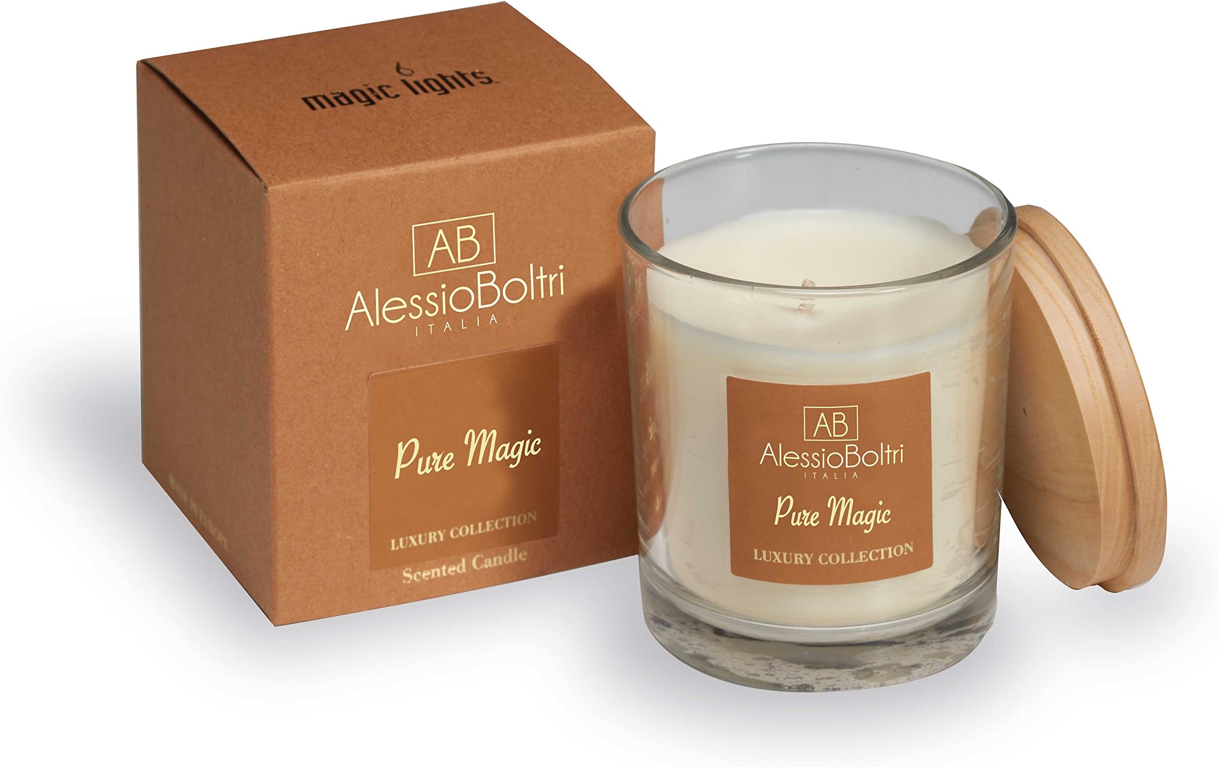 Ales Siobo Ltri Room Fragrance Pure Magic Scented Candle in Glass