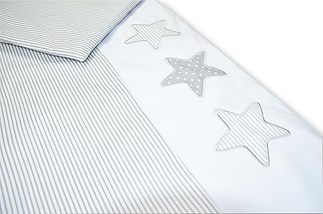 Amilian® Baby Bettwäsche Design: S01, 80x80 cm + 35x40 cm (2 tlg.)