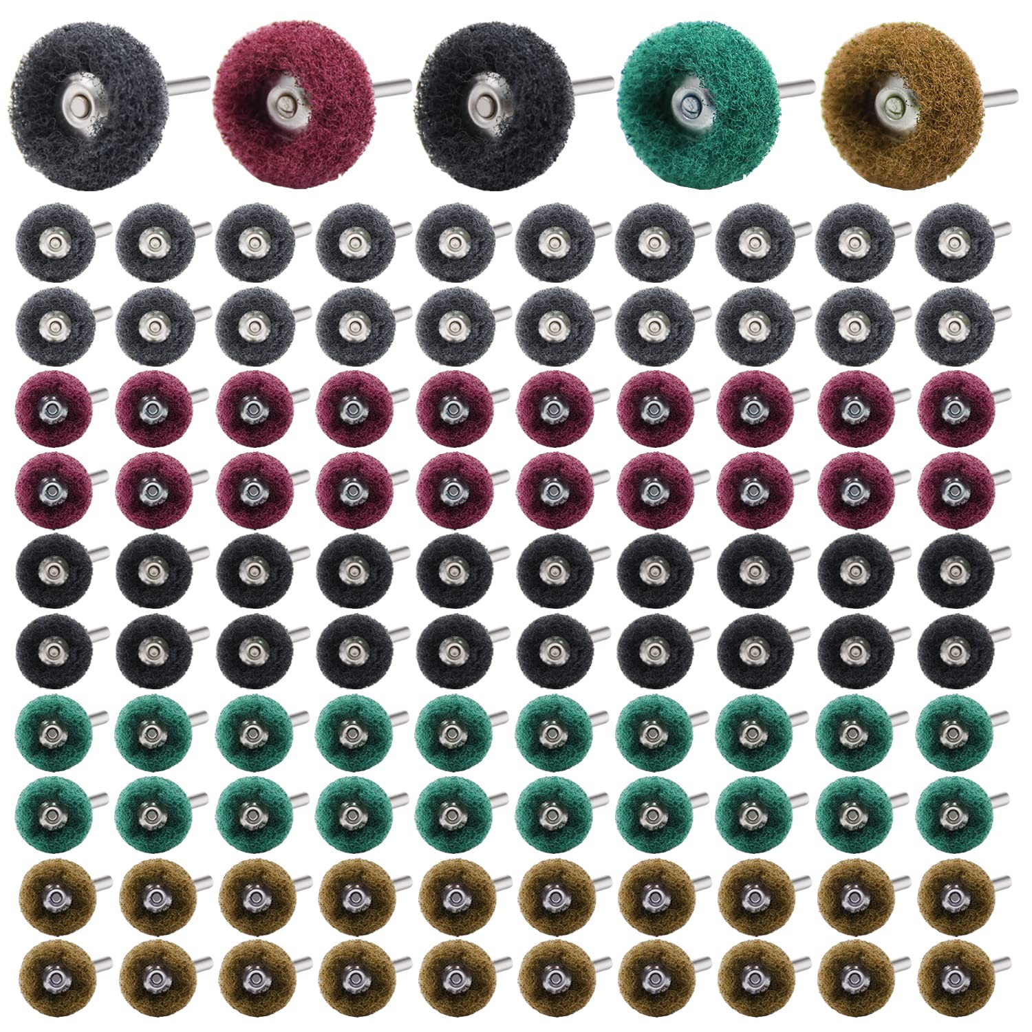 Abrasive Wheel, 100pcs 1" Buffing Polishing