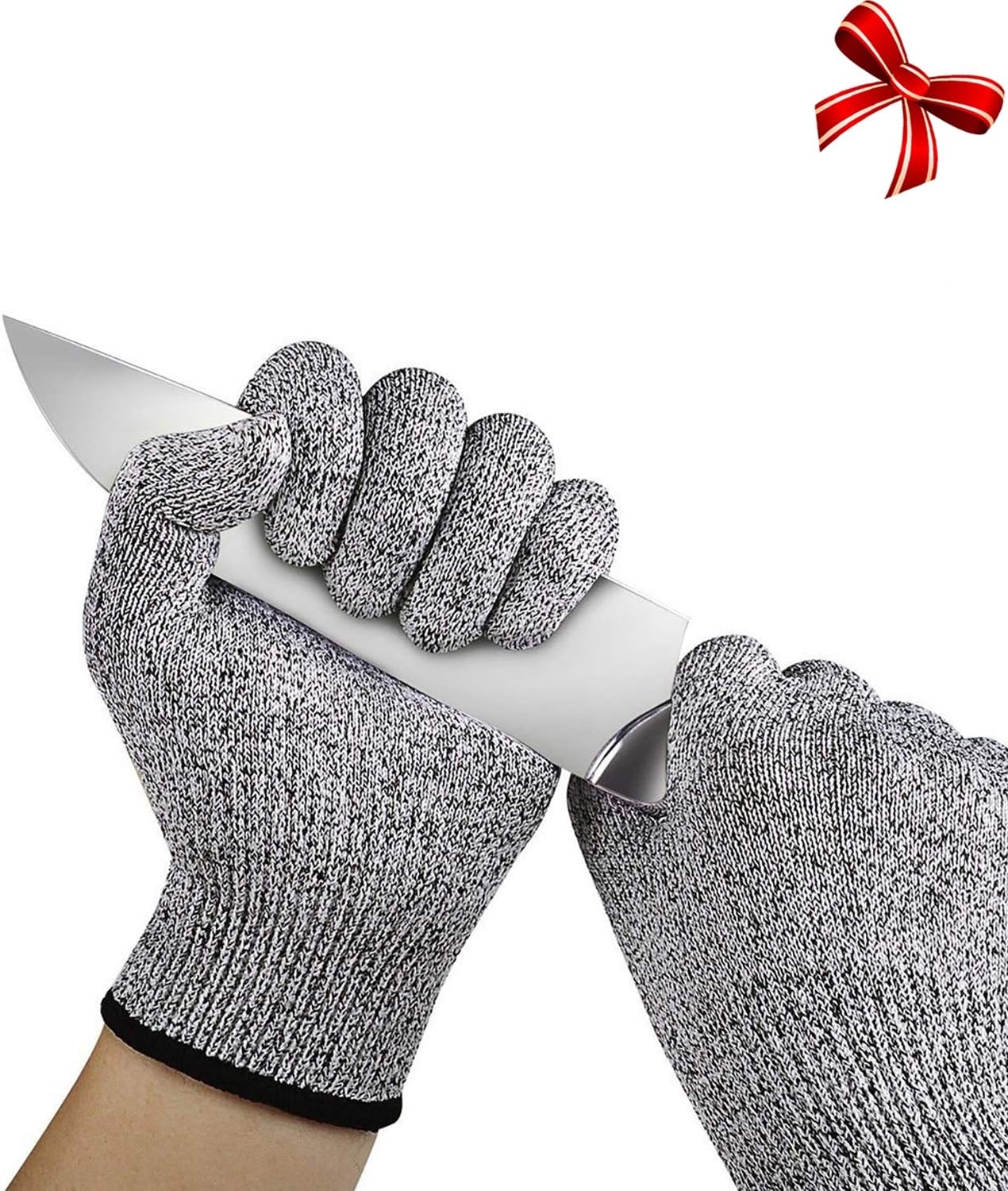 Cut Resistant Gloves, Cuts Gloves, Food Grade Level 5 Protection, Breathable Work Gloves for