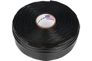 TOMMY TAPE Silicone Rubber Grip Wrap for Tool Handles, Fitness and Sports Equipment - 1.7mm Thick