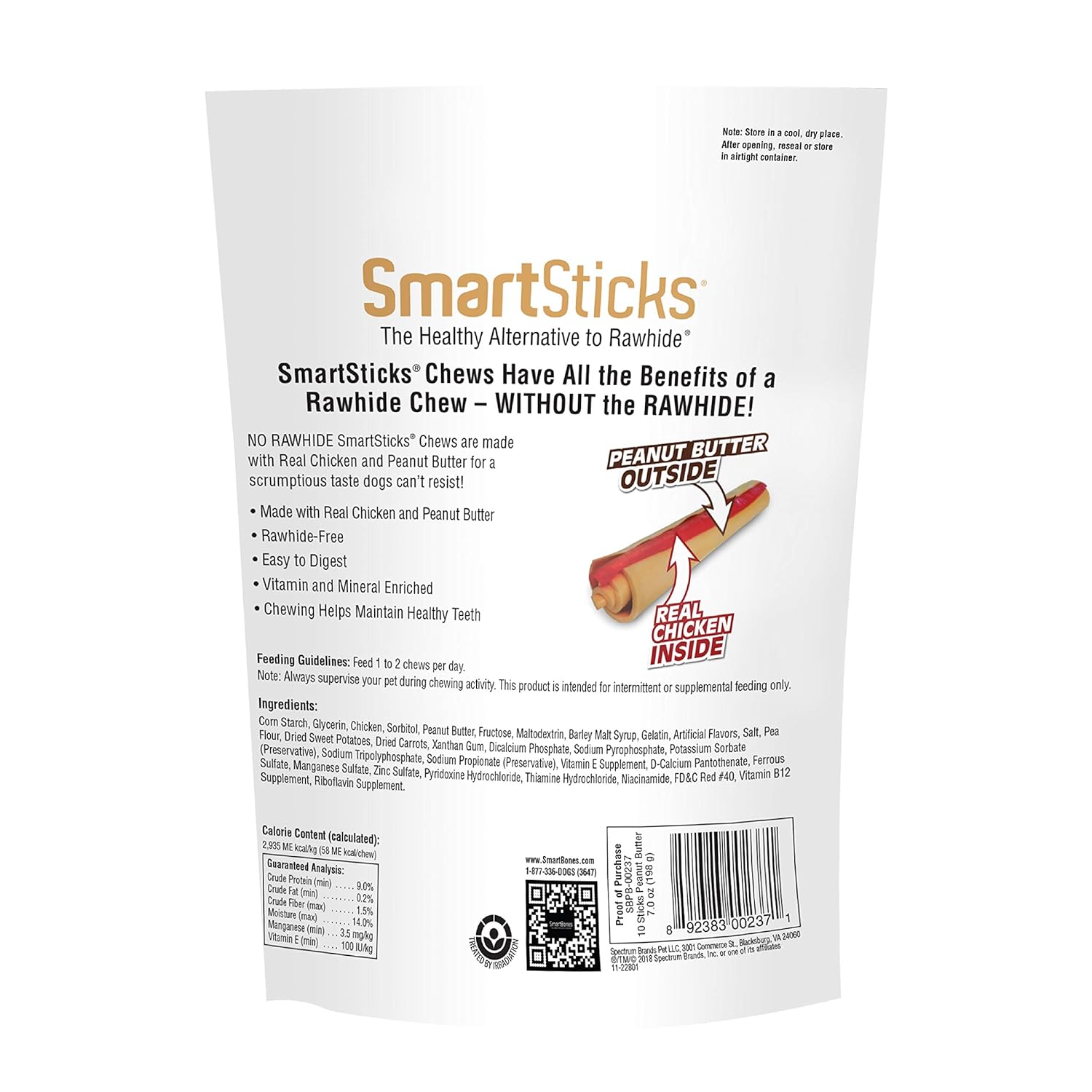 smartsticks rawhide free dog chew