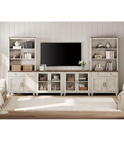 Amazon.com: Acme Cargo 2-Door Metal Frame TV Stand with Shelves in