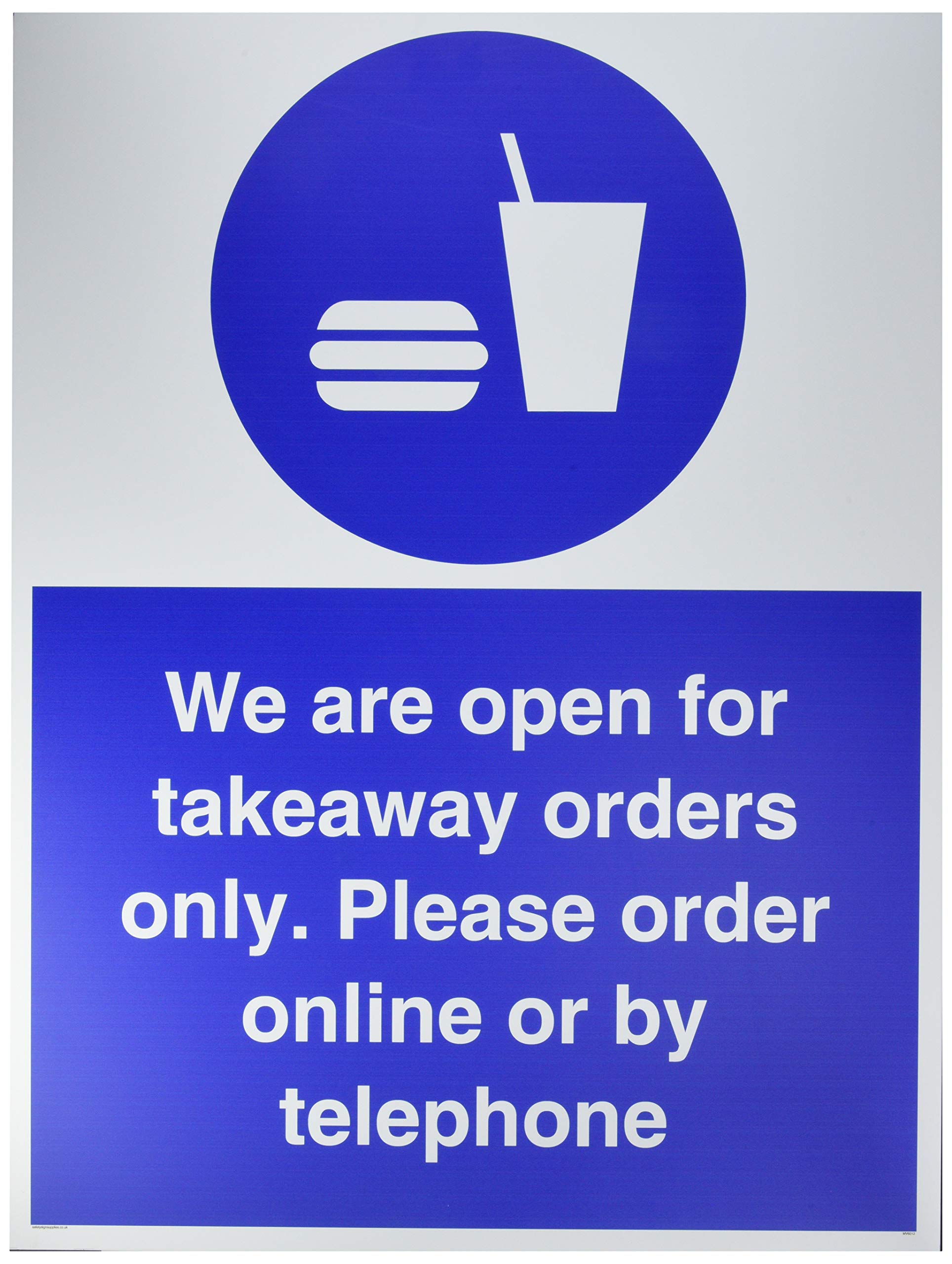 We are open for takeaway orders only. Please order online or by telephone