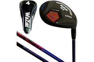Japan WaZaki Single Hybrid Iron USGA R A Rules Golf Club with Headcover,WLIIs Model,Whole Black Oil Finish