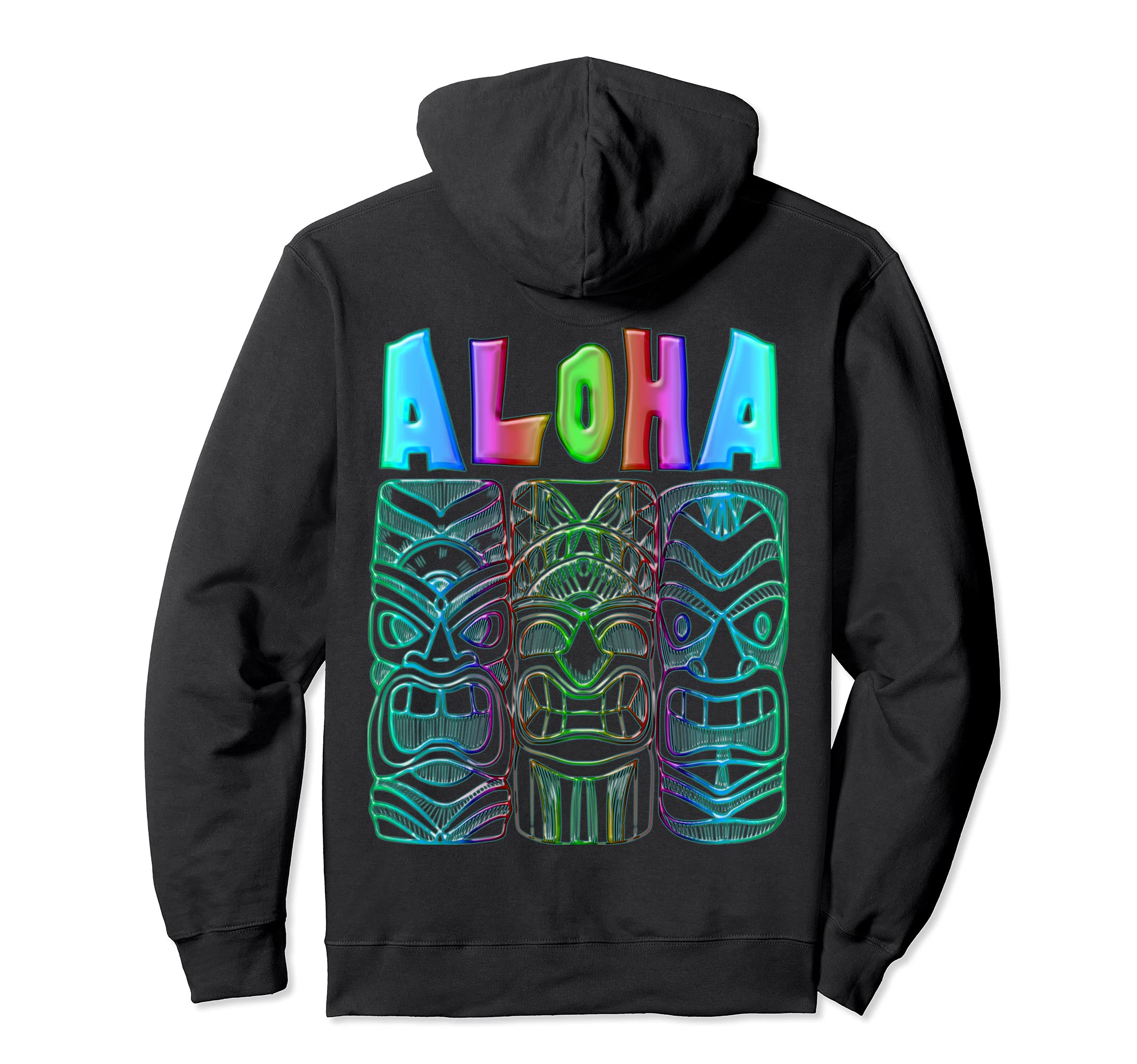 TIKI Ancestor God Figures - ALOHA 2 - Fan Fun Pullover Hoodie