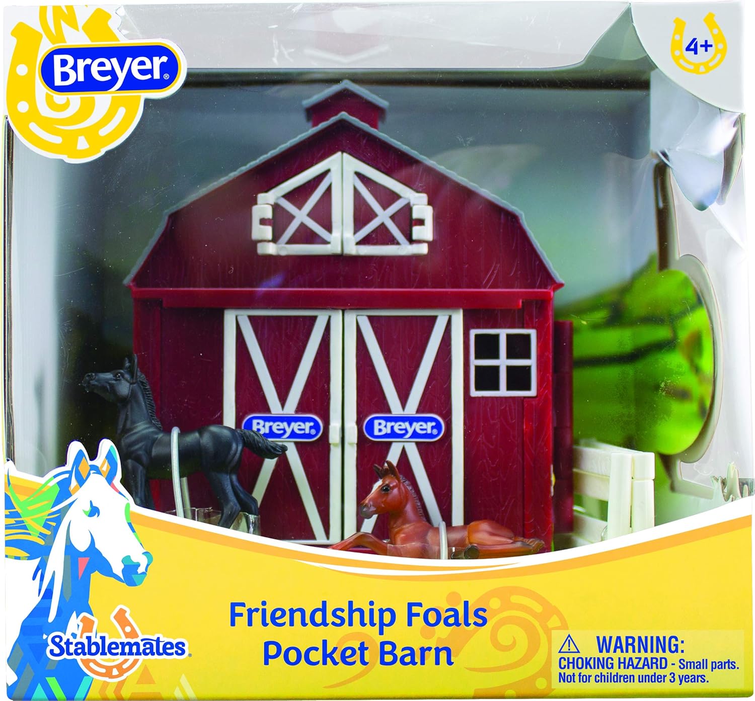 Amazon Com Breyer Stablemates Friendship Foals Pocket Barn Horse