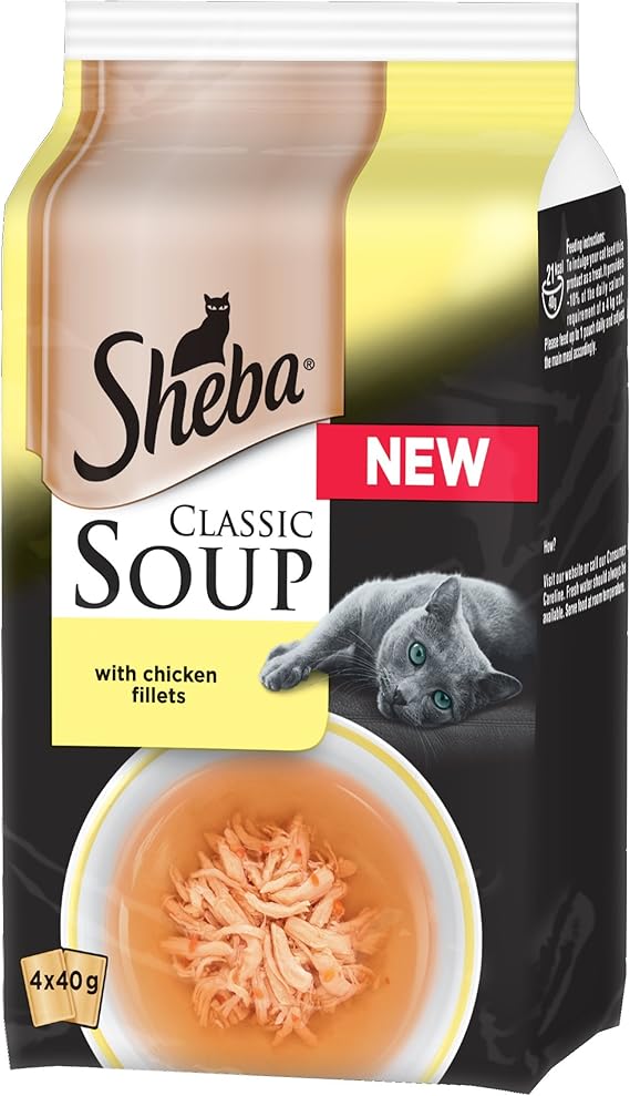 sheba soup cat food