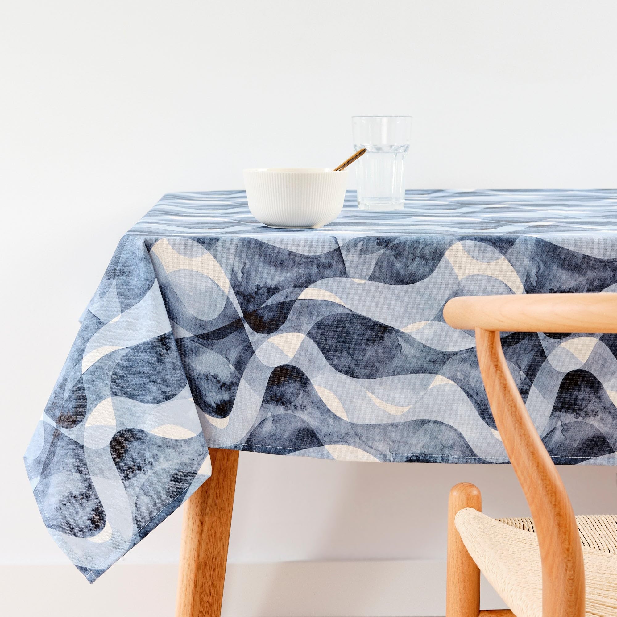 BELUM | Stain Resistant Tablecloth Size 100 x 140 cm - Extra Soft Touch Tablecloth Colour Multicolor - Tablecloth 100% Made in Spain Fabric 100% Organic Cotton - Tablecloth Model 0120-414