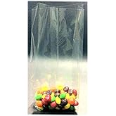 500 Pcs 5x4x15 Clear Side Gusseted Cello Cellophane Bags Good for Candy Cookie Bakery (by UNIQUEPACKING)