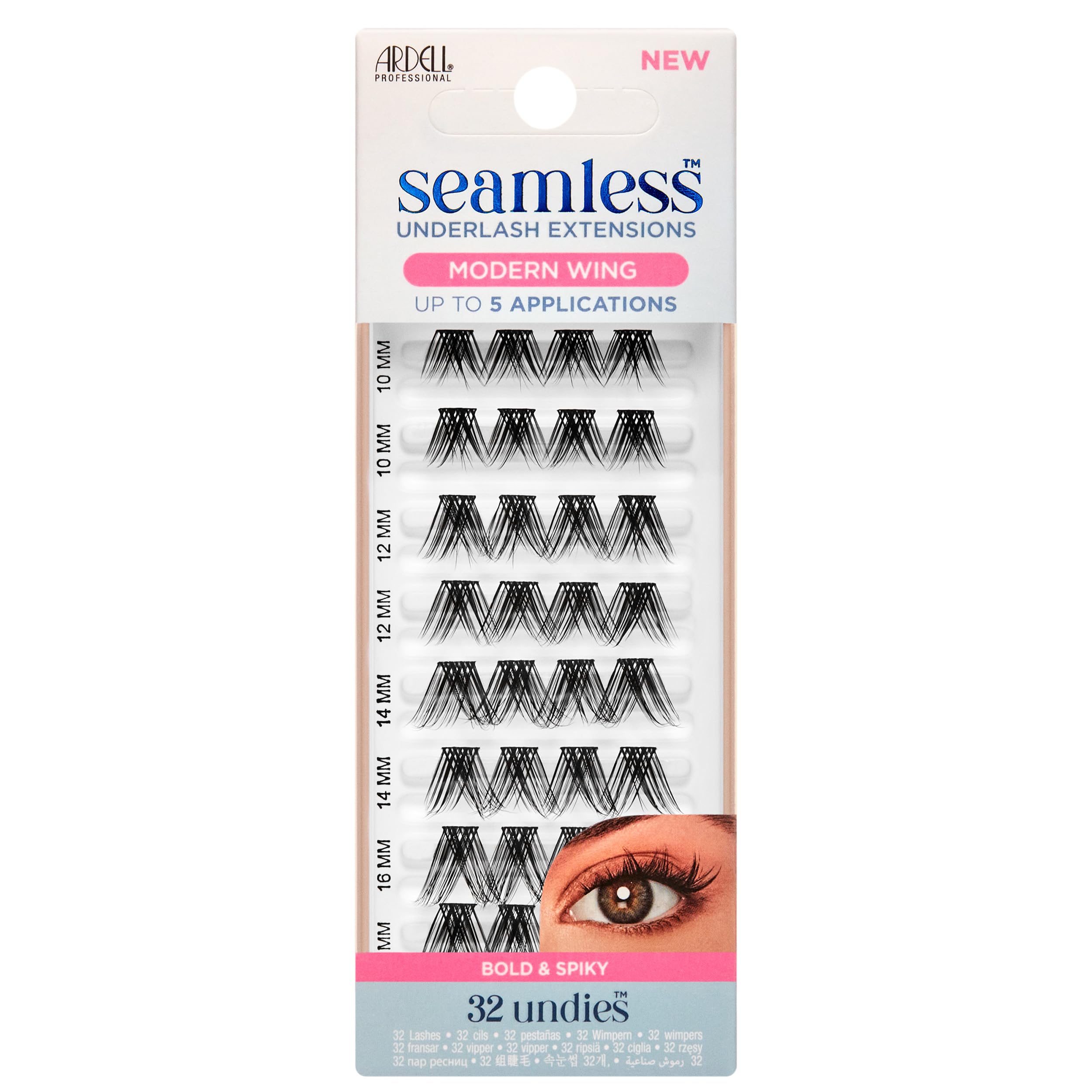 Ardell Seamless Underlash Eyelash Extensions, Modern Wing, 32 Clusters, Up to 5 Applications (Pack of 1) — image 1