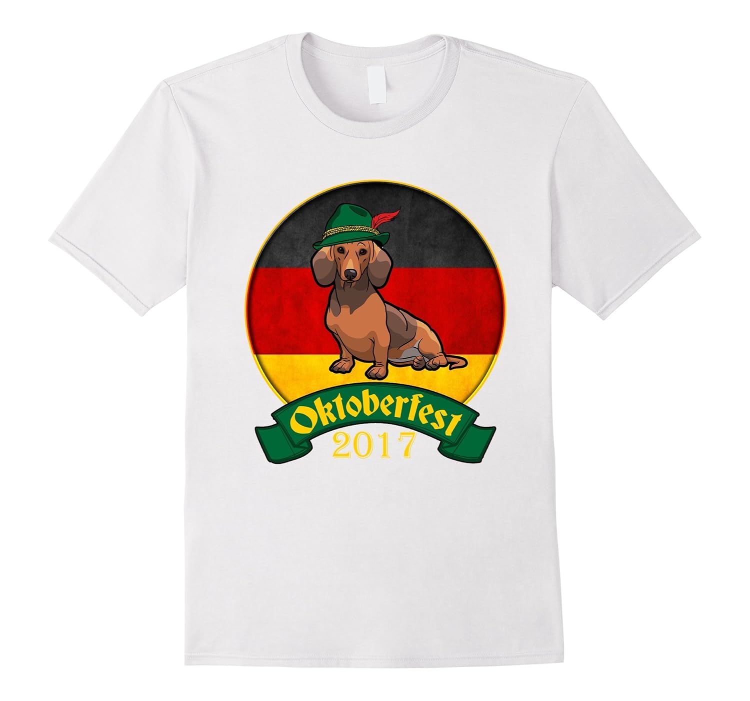 Oktoberfest 2017 Dachshund Tshirt Germany FlagArt Artvinatee