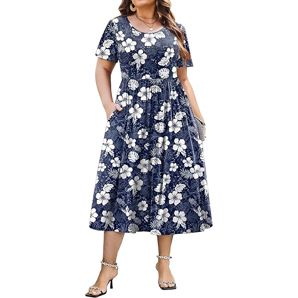 city chic blue floral dress CITY CHIC BLUE FLORAL DRESS SZ 22