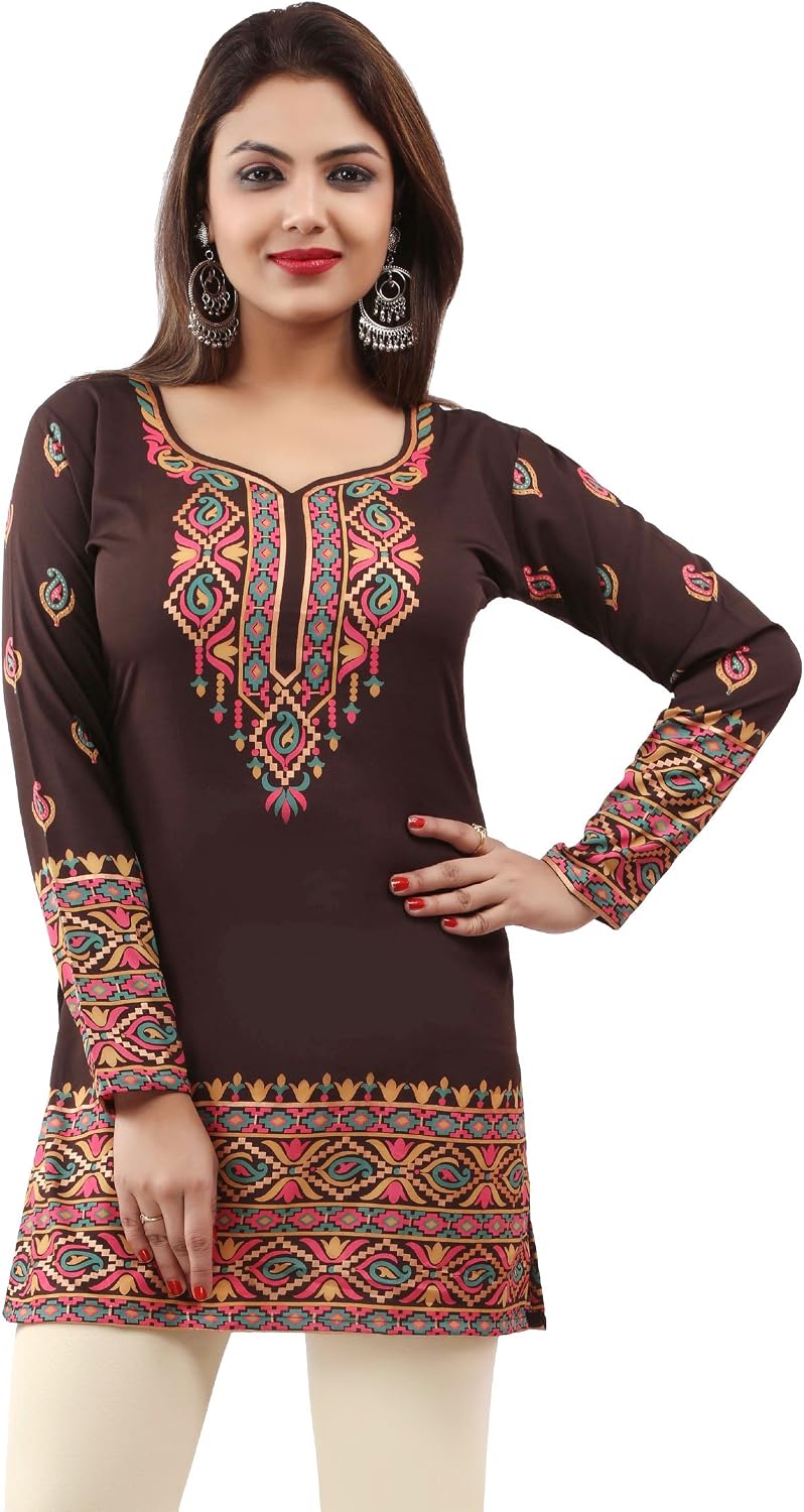 Ensemble Kurta Anarkali Pour Femme - Kurta Brodé + Pantalon + Dupatta - 100% Coton, Couleur Blanc Cassé - Taille XL