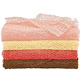 4 Pieces African Net Bath Sponge African