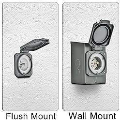 Nature's Generator 125V/250V 50A Power Inlet Box