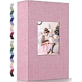 popotop Photo Album 4x6-300 Photos Linen Cover Photo Books with 300 Horizontal Pockets,Slip-in Picture Albums for Family Wedding Anniversary Baby Vacation Pictures