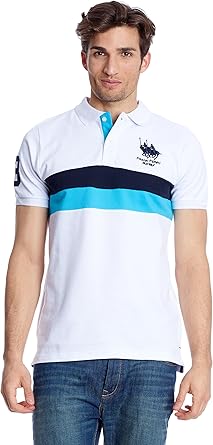 FRANK FERRY Polo Logo Blanco 3XL: Amazon.es: Ropa y accesorios