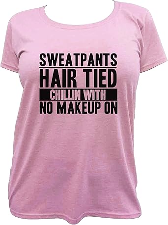 Trendy Song Lyrics Shirts Sweat Pants Hair Tied Royaltee Hip