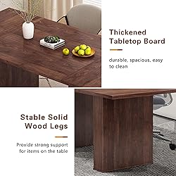 weselon 78 Inch Dining Table for 6 8 10, Modern