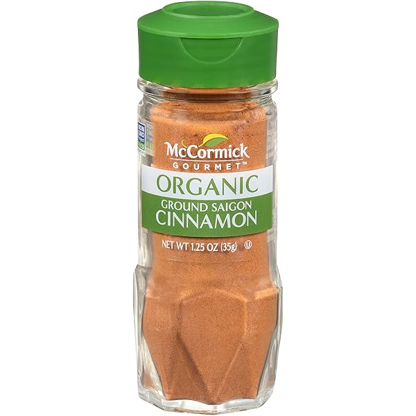 MCCORMICK GOURMET ORGANIC GROUND SAIGON CINNAMON, 1.25 OZ