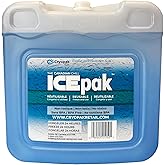 Cryopak ICEpak Hard Shell Reusable Ice Packs for Coolers and Lunch Box Use, Freezer Safe Gel Design, Professional Grade Cooling, Non-Toxic and BPA Free, Essential Travel Accessories