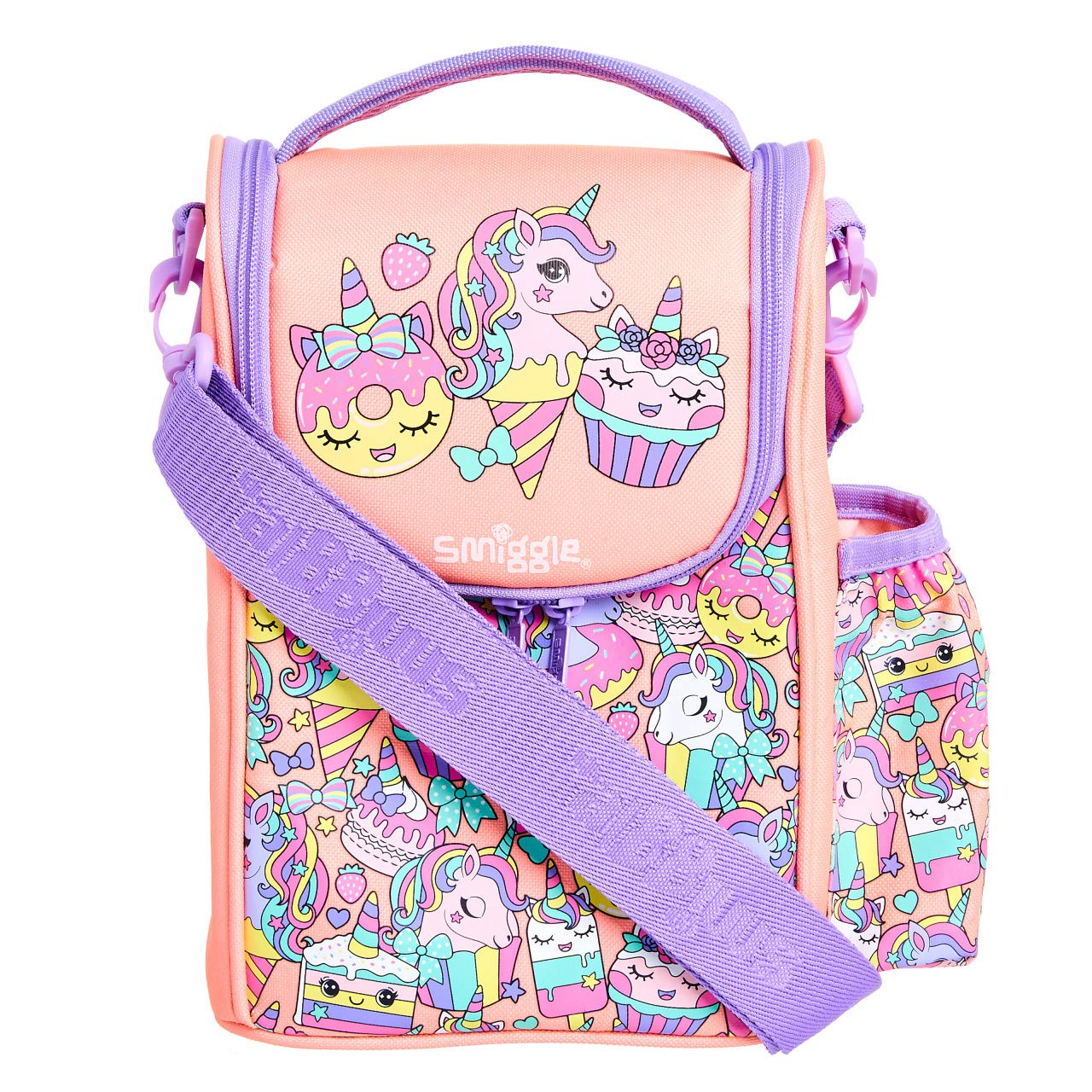 girls lunch bag and bottle