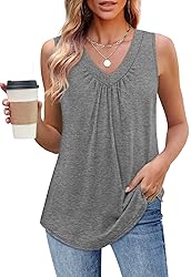 OFEEFAN Women Beach Fashion Summer Tank Tops