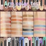 HQDA 6PCS Eyeshadow Stick Set Shimmer Metallic Waterproof Long Lasting view 8