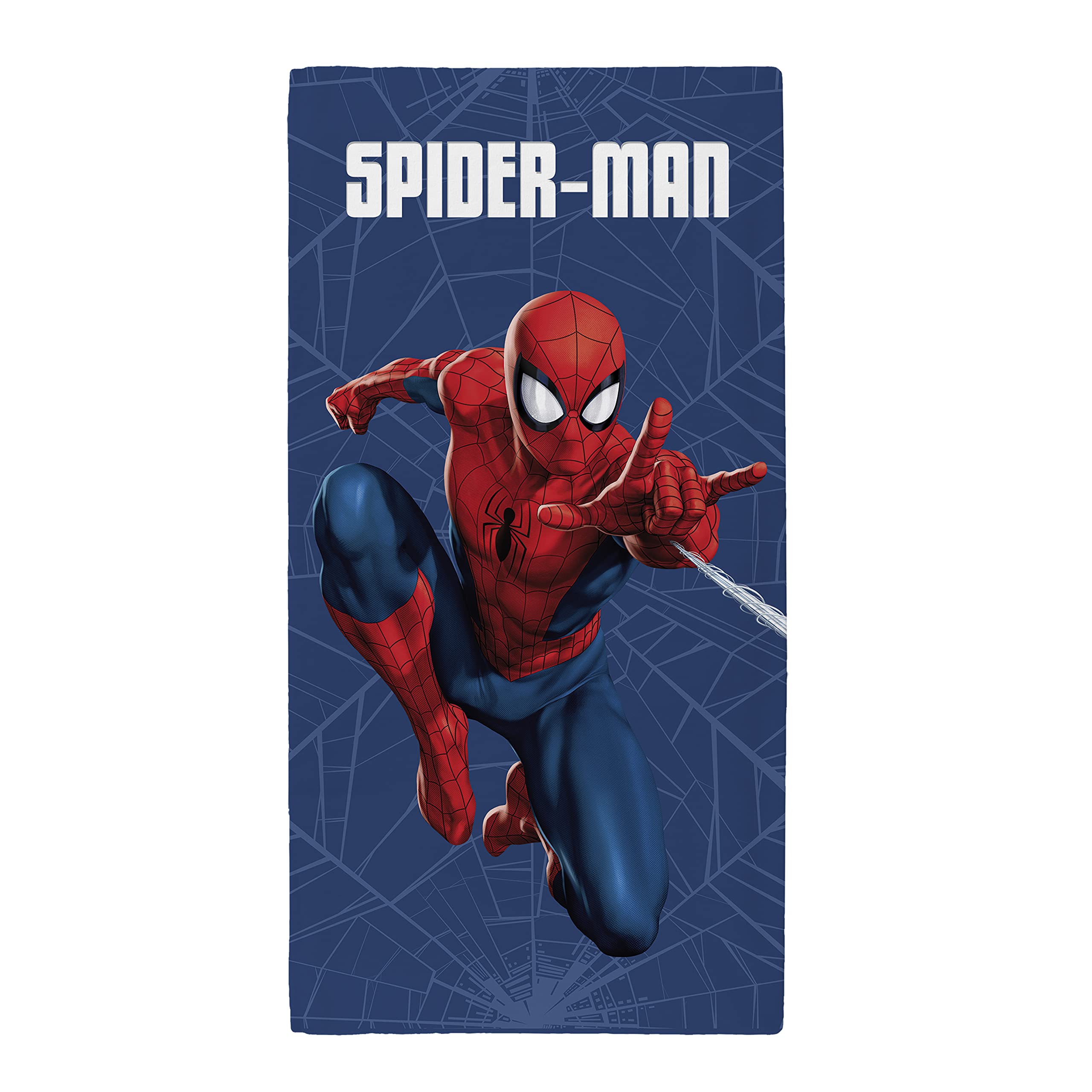 Coco Moon Disney Marvel Superhero Spiderman Web Bath Beach And Swimming Super Soft Towel For Boys And Girls