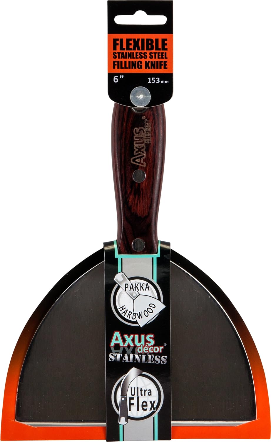 Axus Decor S-Fill (Grey Series) Stainless Steel Flexible Filling Knife, Filler Knife