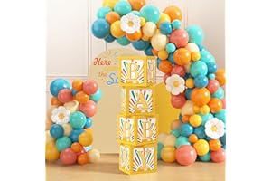 Here Comes the Son Baby Box for Boy Baby Shower Decor - Sunshine Boho Box with Letters for Gender Reveal & First Birthday Par