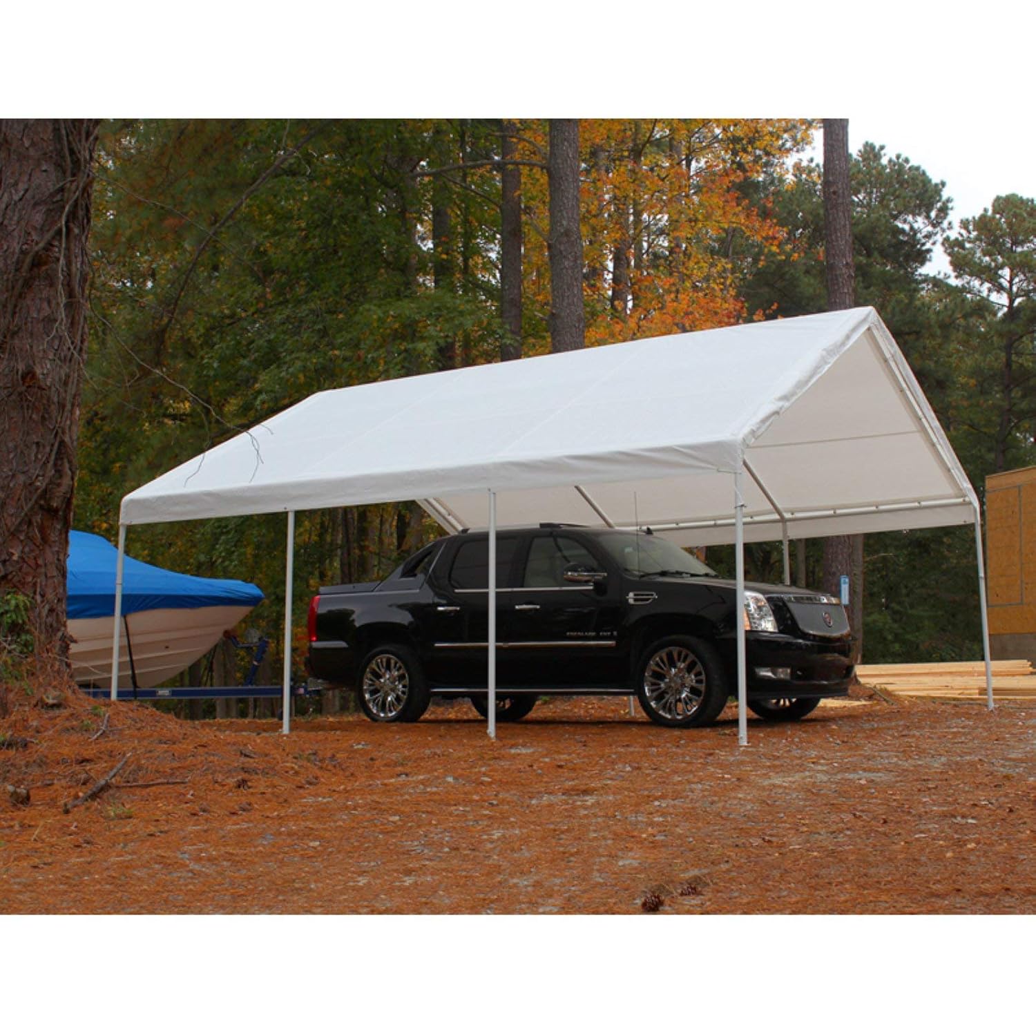 Amazon Com Jur Global Hercules White Canopy Carport 18 X 20 Ft