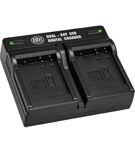 2 Baterías Y Cargador Para Cámaras Panasonic Lumix – Compatible Con Modelos DMC-F5, FH10, SZ3, XS1 Y Más