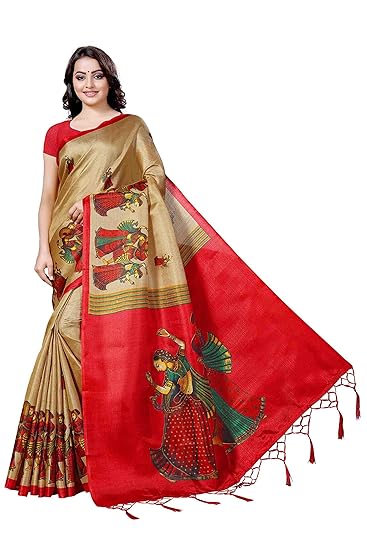 Women's Art Silk Saree With Blouse (RADHA RANI)