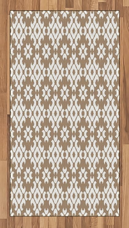 Amazon Com Lunarable Beige Area Rug Classy Floral